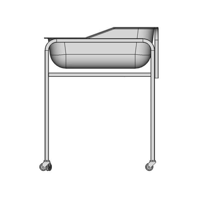 Hospital Style Baby Crib Design for Medical Facilities
