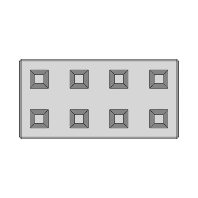 Interlocking Concrete Block Molds for Construction