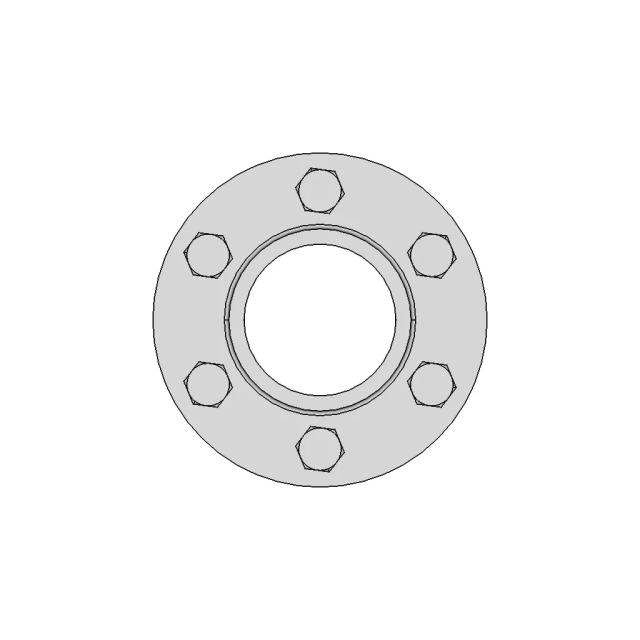 Flange Coupling Mechanical Component for Shaft Connections