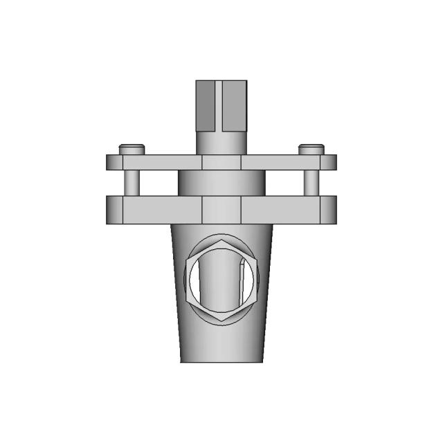 Industrial Stopcock Valve with Handle for Flow Control