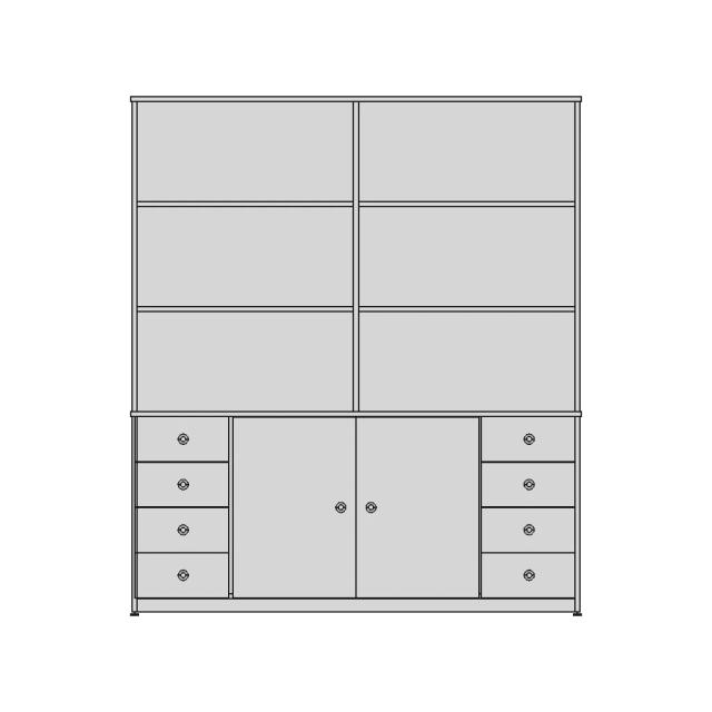 Industrial Storage Rack 1800x800x400 mm
