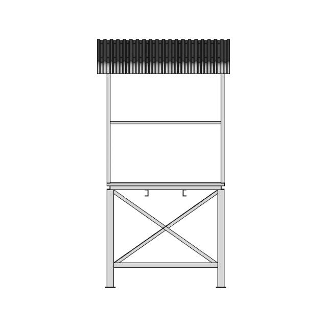 Elevated Water Tank Stand for Consistent Pressure