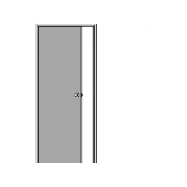 Set of Four Internal House Door Designs for Architectural Projects