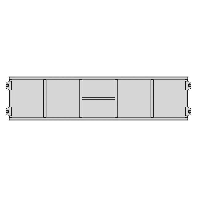 Industrial Enclosure 600mm Height 400mm Width 2400mm Length