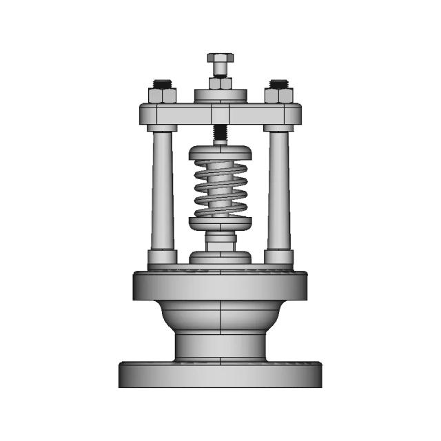 Safety Valve CAD Model Designed in Fusion360