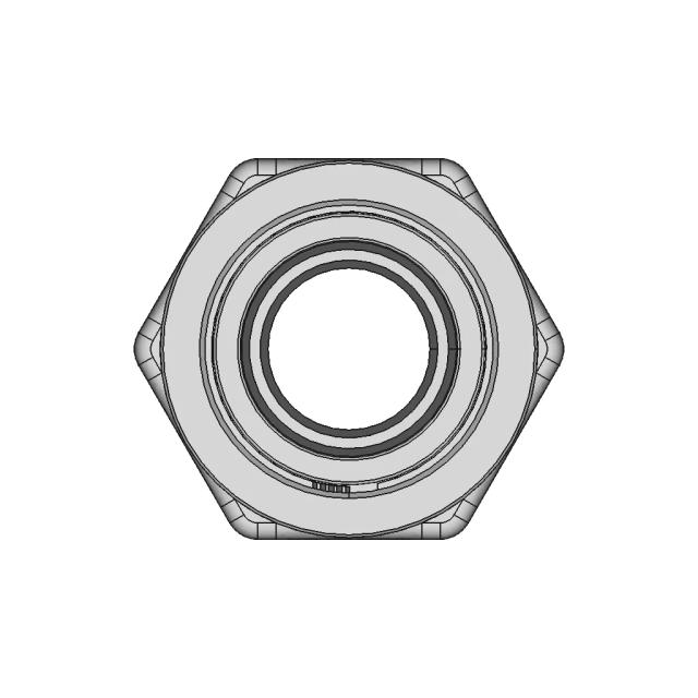 Mechanical Tightening Straight Fitting for PEX-AL-PEX Pipes 26x3mm