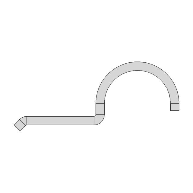 DIN 1596 Compliant Rigid Tube Bracket CAD Model