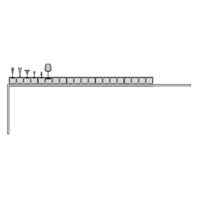 Bar Glass Holder CAD Model for Industrial Design
