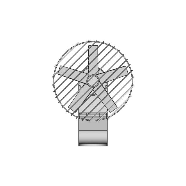 Compact Industrial Cooling Fan Model