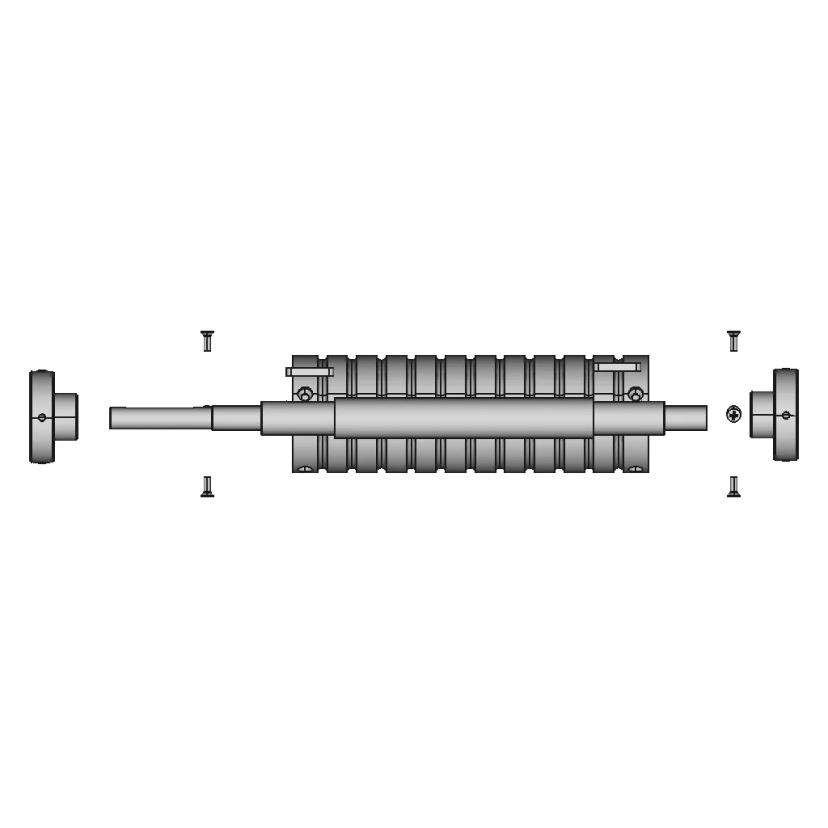 Drive Roller Mechanical Component for Industrial Applications