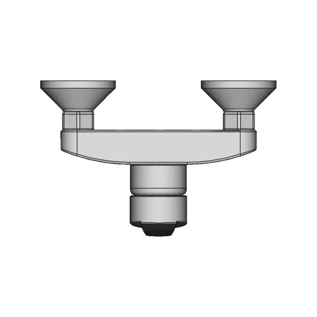 Faucet and Showerhead Set CAD Model for Rendering