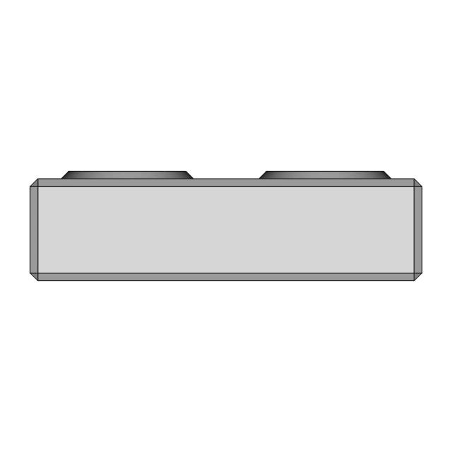 LEGO Brick with 62 Holes - Detailed CAD Model