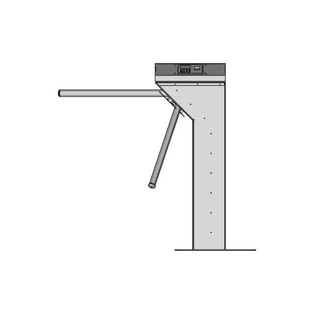 Single-Leg Turnstile Design for Access Control