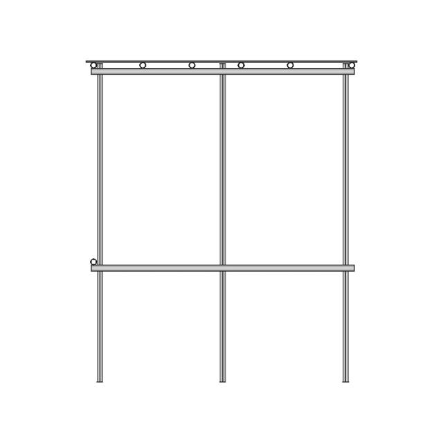 Compact Scaffolding Structure CAD Model
