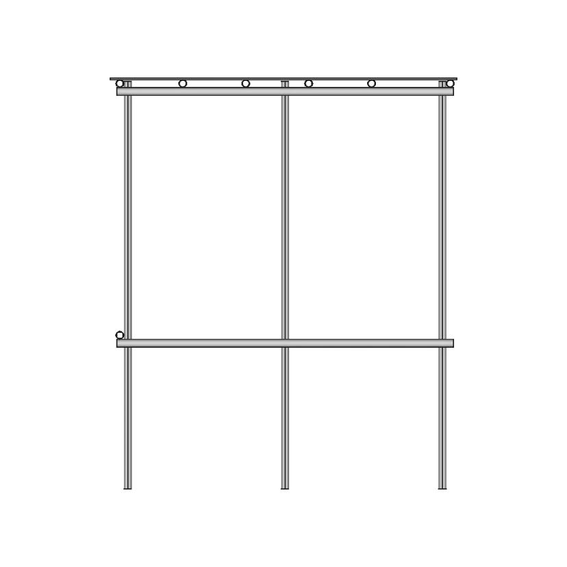 Compact Scaffolding Structure CAD Model