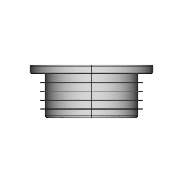 42.4mm Plastic Round End Cap for Industrial Applications