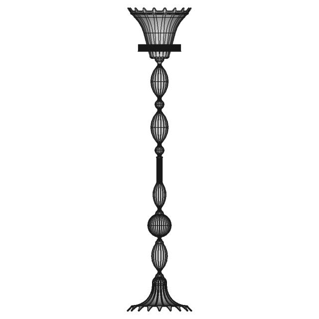 Murano Ground Lamp - Industrial Lighting Fixture