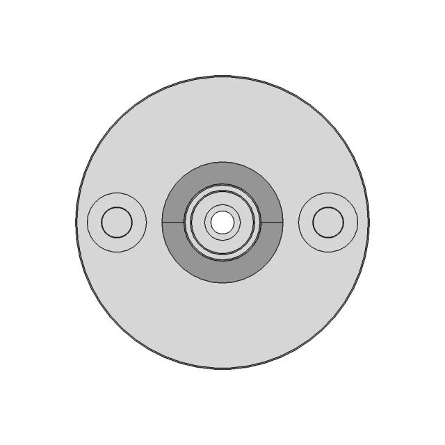 Clutch Pulley Shaft CAD Model for Mechanical Assemblies