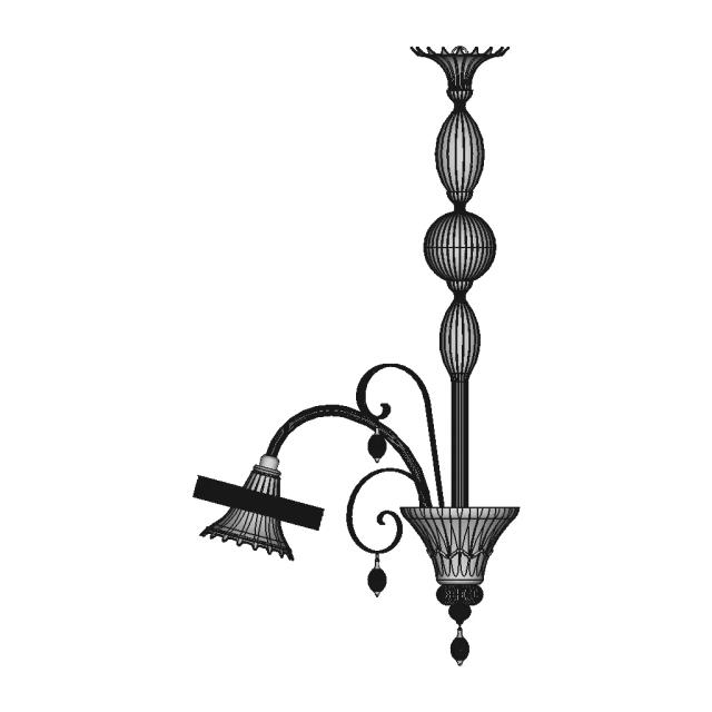 Murano Chandelier 1930 Classic Lighting Fixture