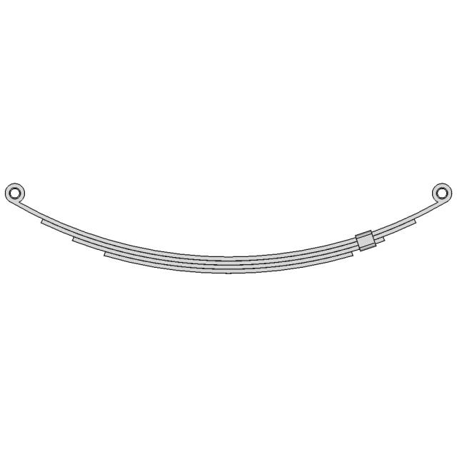 Leaf Spring Mechanical Component for Suspension Systems