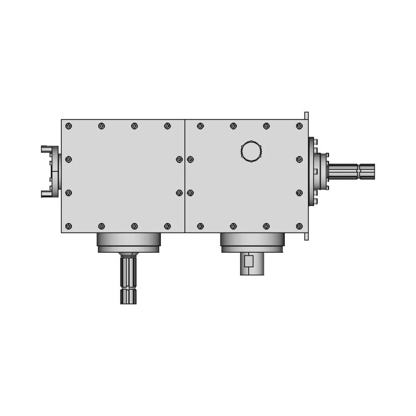 20 HP Custom Gearbox with 2.16:1 Gear Ratio and 500 RPM Input Speed