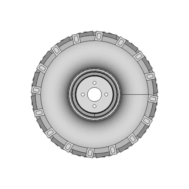 Tractor Wheel 21x11.00 with 5.50x8 Rim
