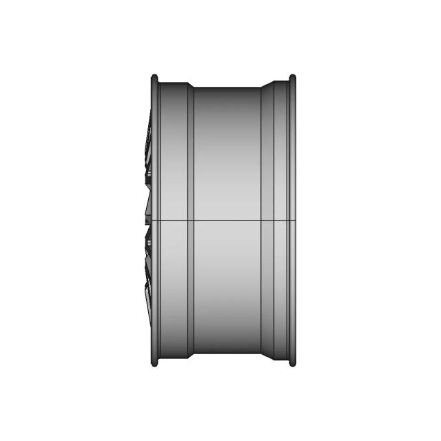 High-Quality Car Rim CAD Model for Automotive Design