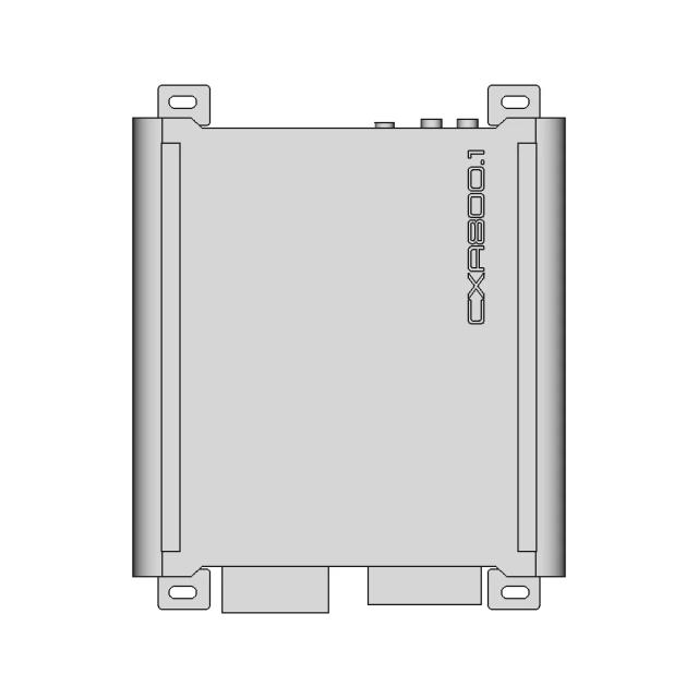 Kicker CXA800.1 Class D Mono Amplifier CAD Model