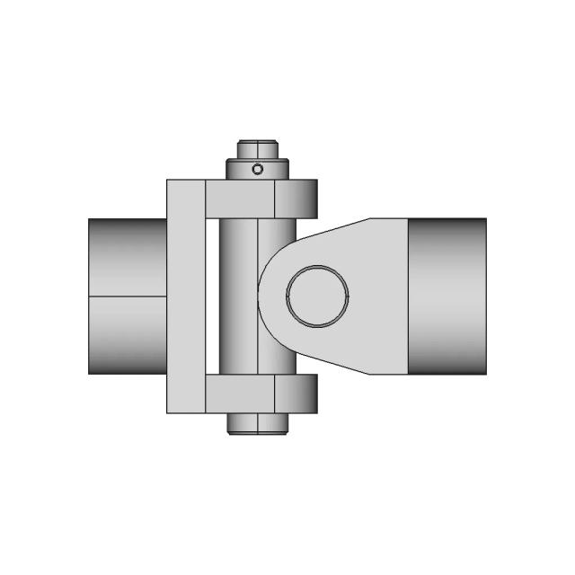 Universal Joint Coupling for Inclined Shaft Connections
