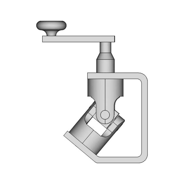 Universal Shaft Coupling 3D CAD Model for Power Transmission