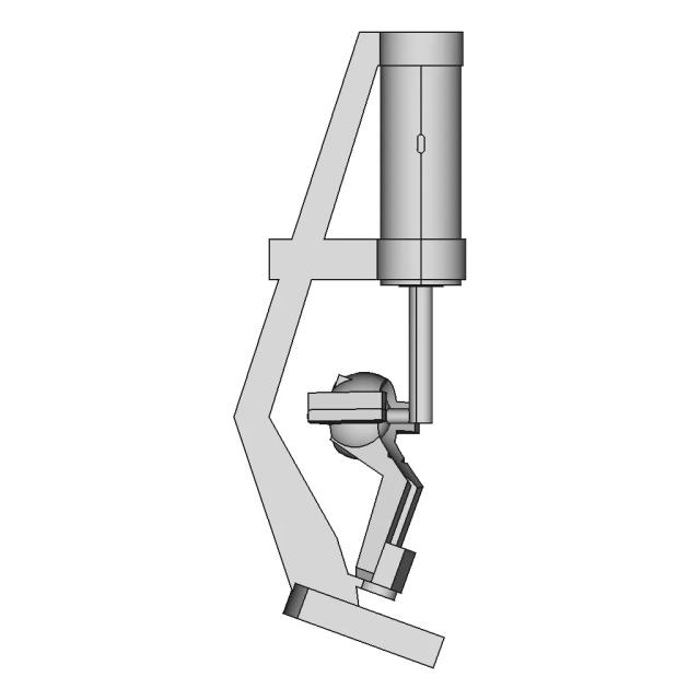 High-Precision Hydraulic Gear Pump Detailed Section View