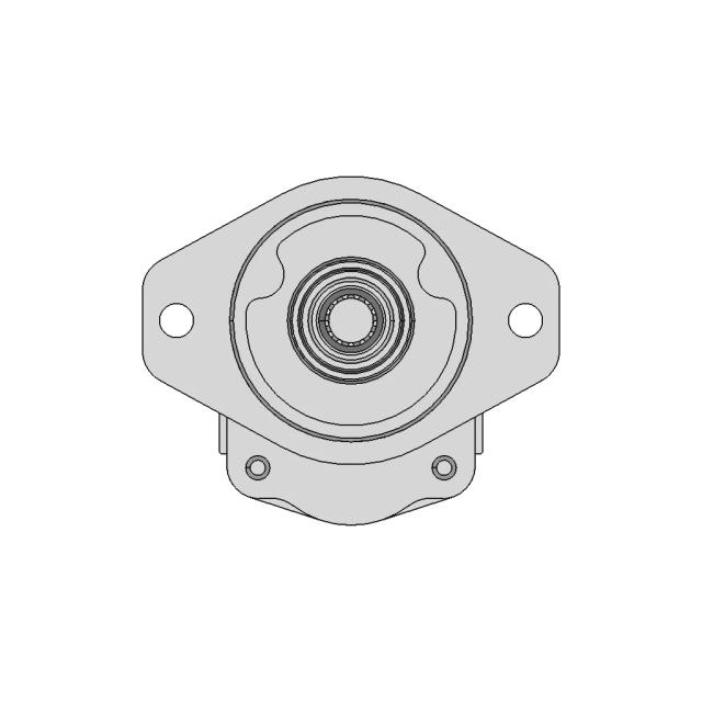 Valveless Rotating Piston Pump CAD Model