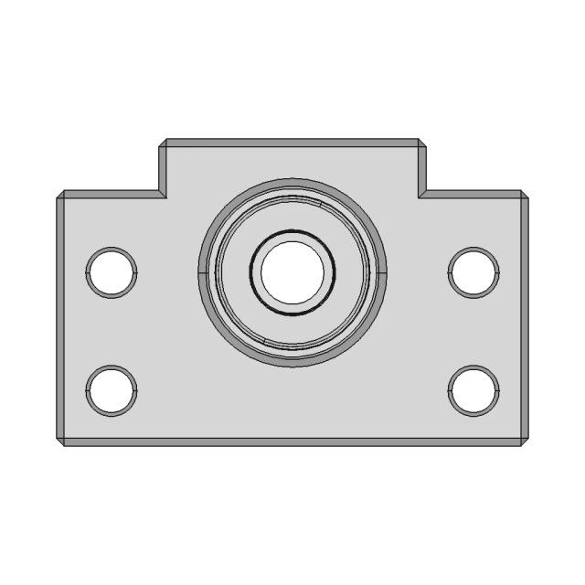 Ball Screw Support Units Fixed Side Square Type BK Series