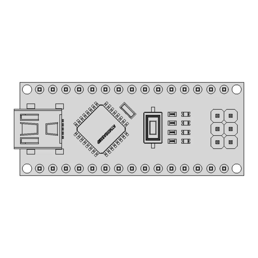 High-Quality 10 Pin Connector CAD Model for Electrical and PCB Design