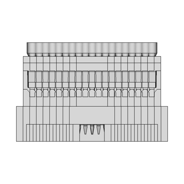 Servo Motor Encoder Connection Cable with 15-Pin Double-Row Connector