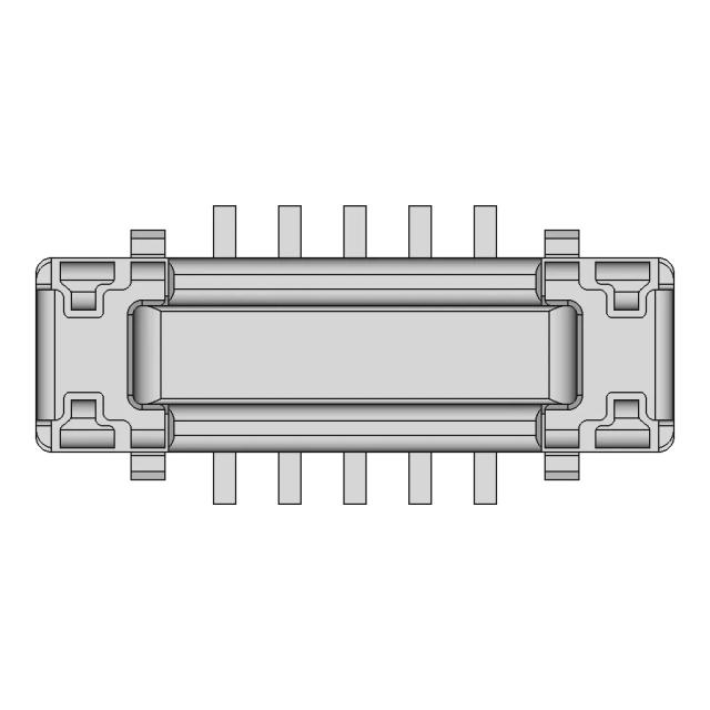 10 Pin Molex Male Connector CAD Model