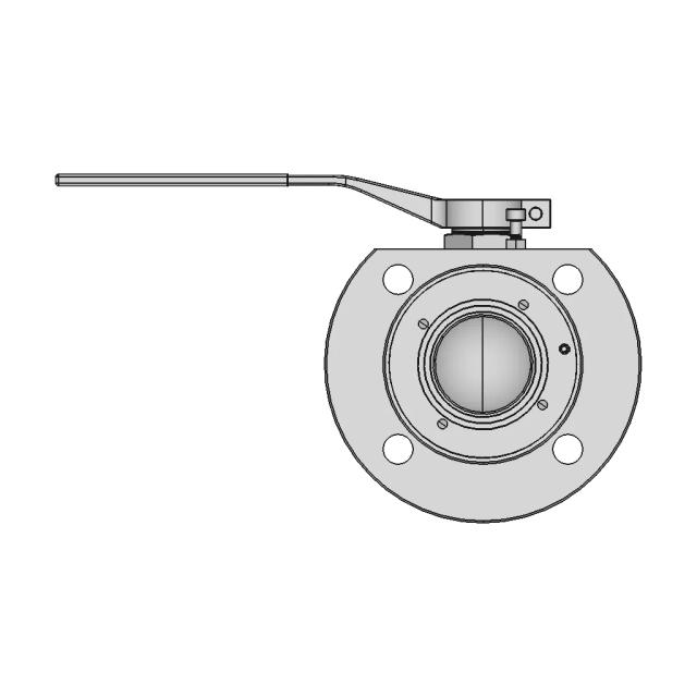 Stainless Steel Ball Valve DN50 - Durable Welded Design