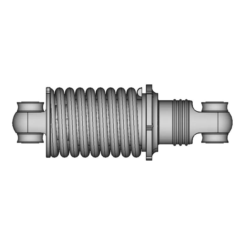 CAD Model of Shock Absorber for Engineering Projects