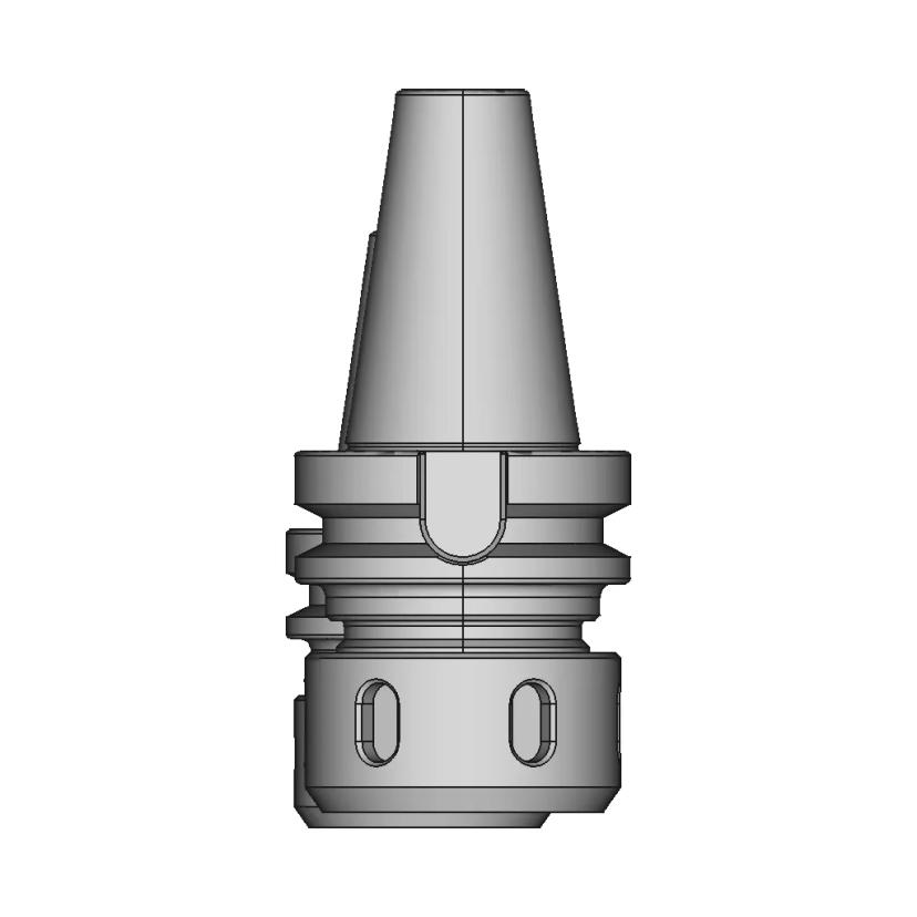 CAD Model of Iso 40 Tool Holder for Engineering Projects