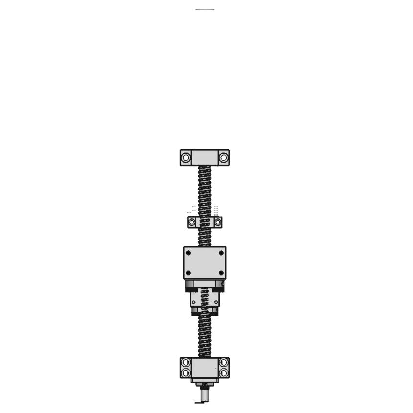 CAD Model of Sfu1605 Ball Screw Assembly for Engineering Projects