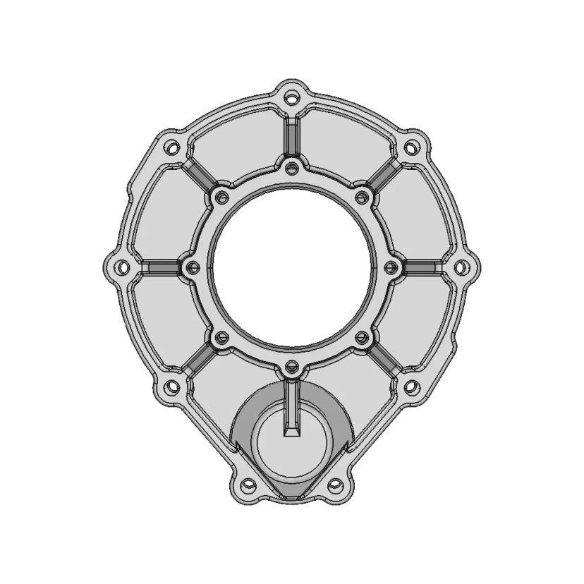 CAD Model of Gear Casing for Engineering Projects