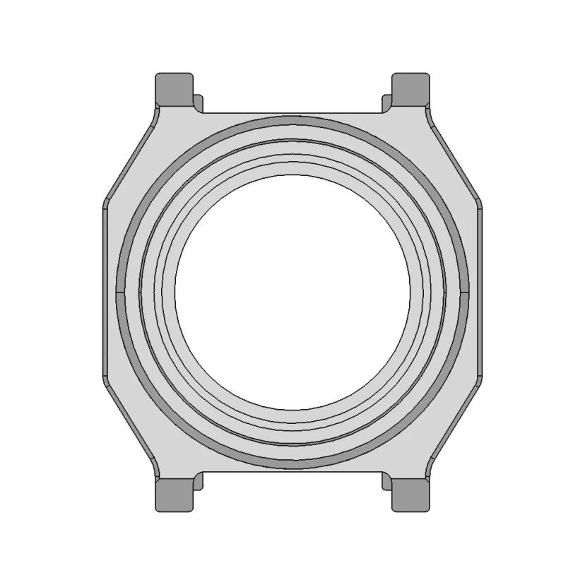 Cnc Case F-91W | High-Quality CAD Model