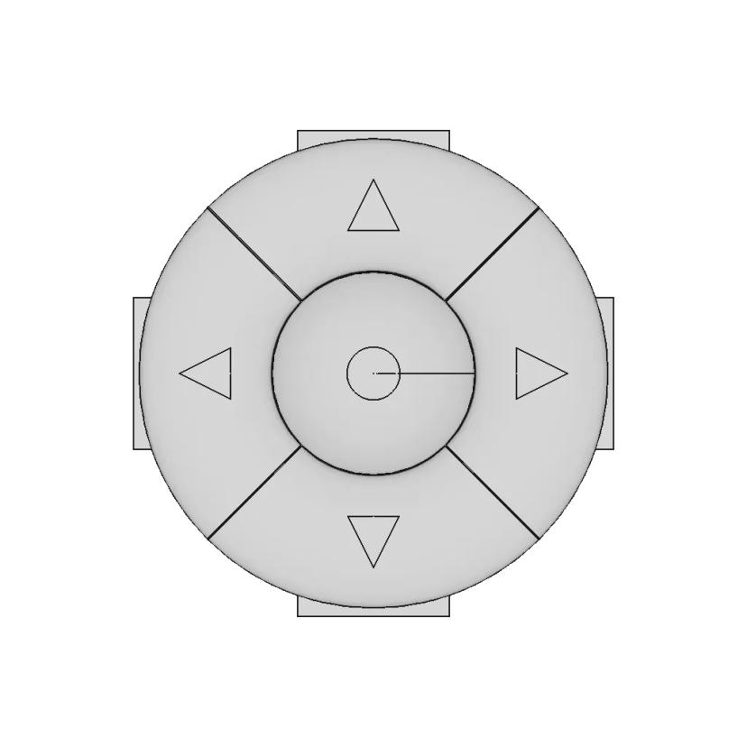 5 Way Button | 3D Engineering Design File