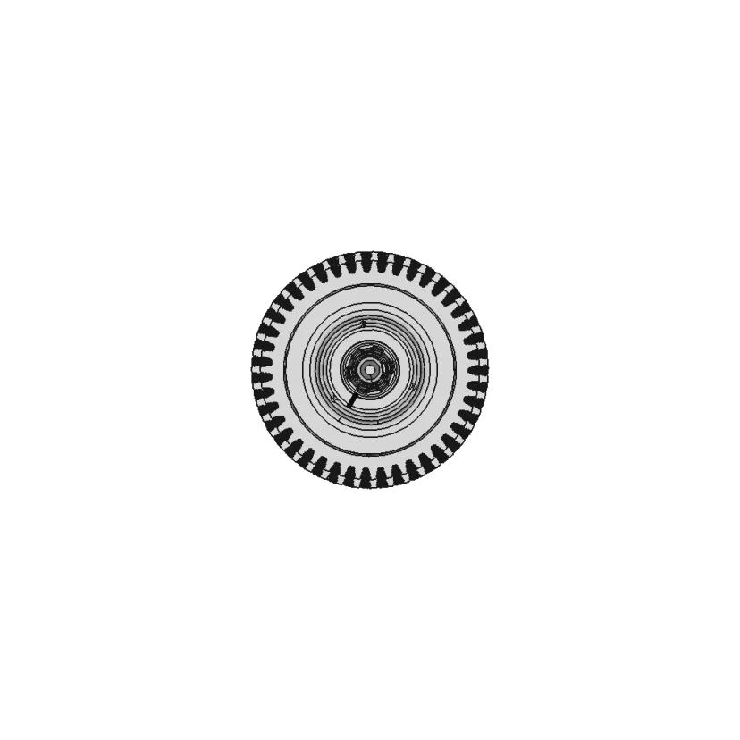 Shaft Assembly For Gas Turbine | High-Quality CAD Model