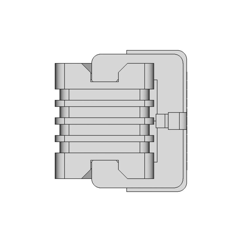Pz-Uu9Hs Series Linear Filter | High-Quality CAD Model