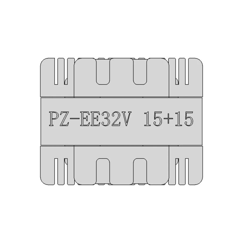 Ee32 Vertical Transformer 15+15 | High-Quality CAD Model