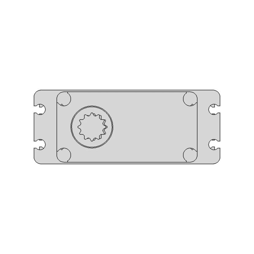 Hbl380 Brushless Servo Motor - Standard Mechanical Component