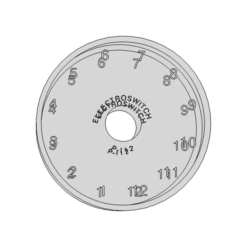 P112 - Dial Plate | 3D Engineering Design File