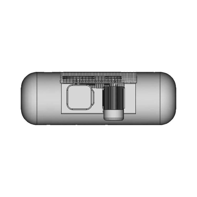 Compressor 4Kw Pse5.5B-270-3 | High-Quality CAD Model