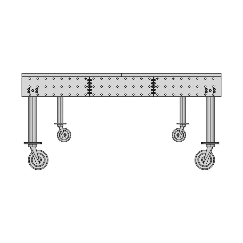 Fixture Table Disassembled - Downloadable CAD Representation